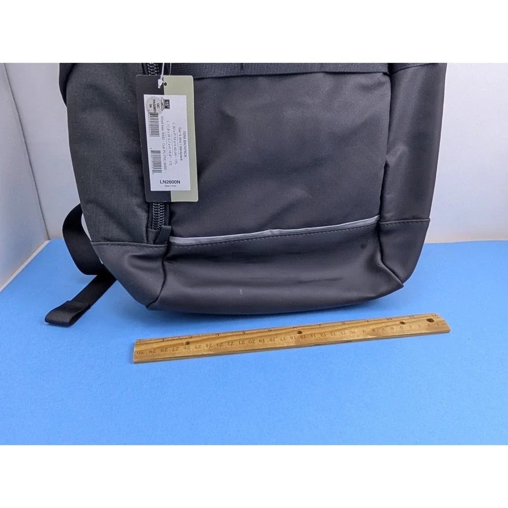 Lexon Tera Luca Artioli Black Grey Backpack City Style Sleek Men's Laptop Bag